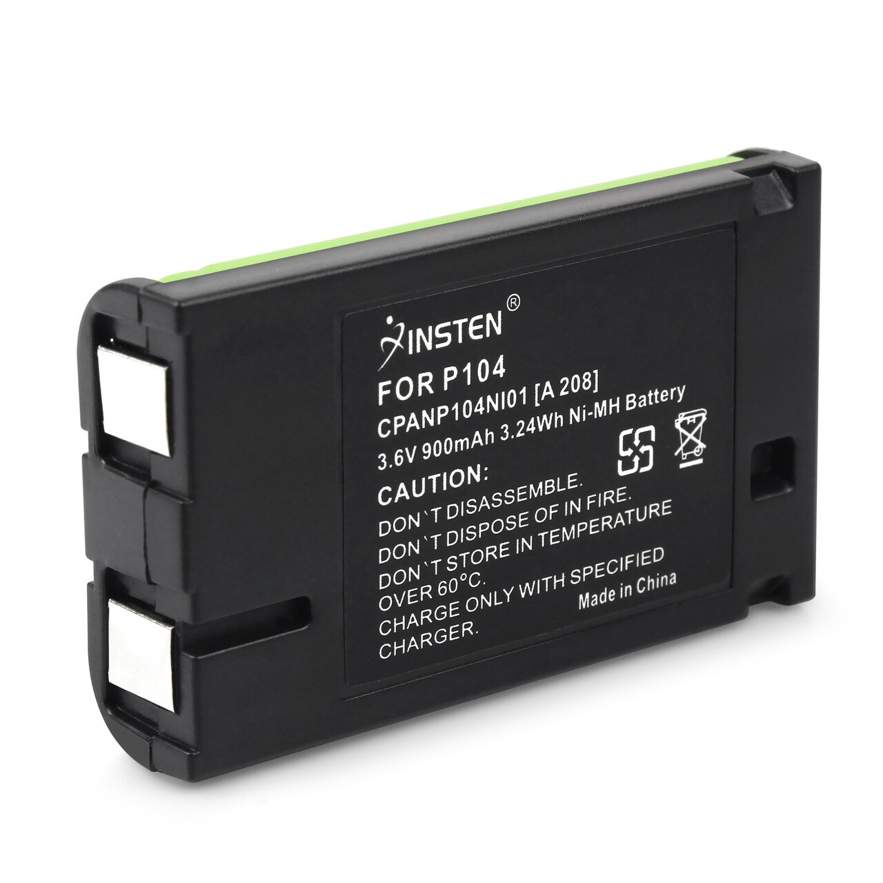 Insten Cordless Telephone Phone Battery for Panasonic HHR-P104 P104 HHR-P104A Type 29 New